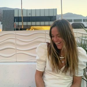 White Puff-sleeve Vestique | Size Small